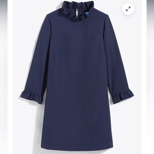 Draper James Lindsay Shift Mini Dress Nassau Navy XL NWT